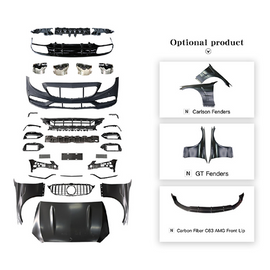 C63 AMG Body Kit Upgrade for W205 COUPE C Class 15-21