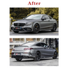 C63 AMG Body Kit Upgrade for W205 COUPE C Class 15-21