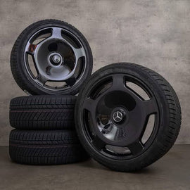 4 Black Maybach 5 Spoke Forged Wheel Rims